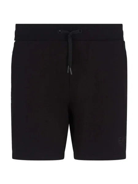 Emporio Armani Szövet rövidnadrág fekete