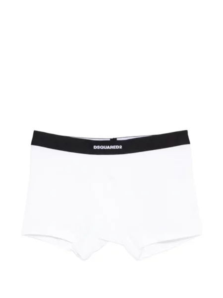 Șosete Dsquared2 cu autograf alb