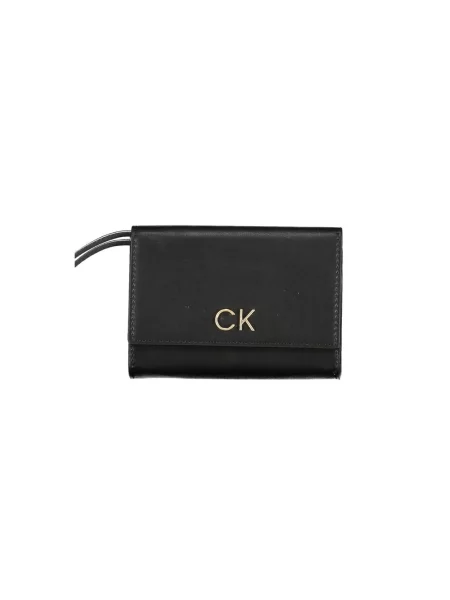 Portfel Calvin Klein skórzany elegancki czarny