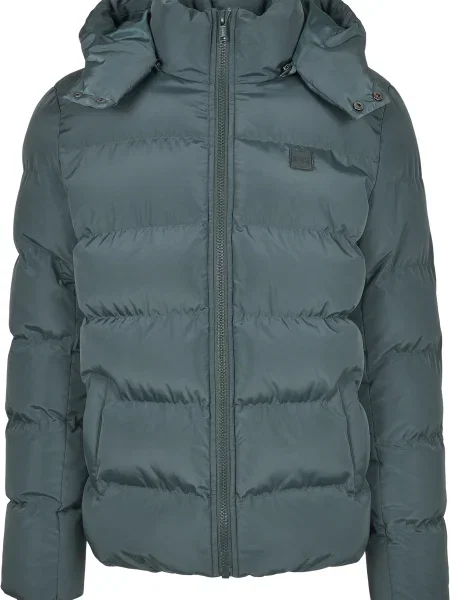 Urban Classics Geacă de iarnă verde pin alb