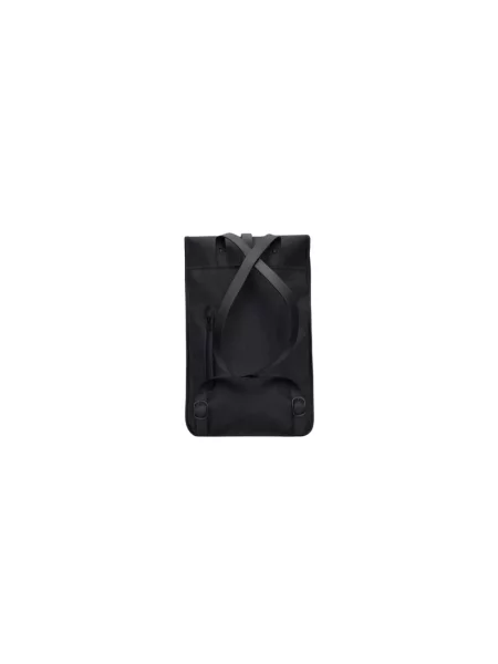 Rains Backpack Black Unisex Plecaki i torby Rains Size: One size czarny