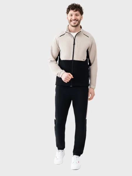 Спортивний костюм AVECS бавовна/поліестер бежевий