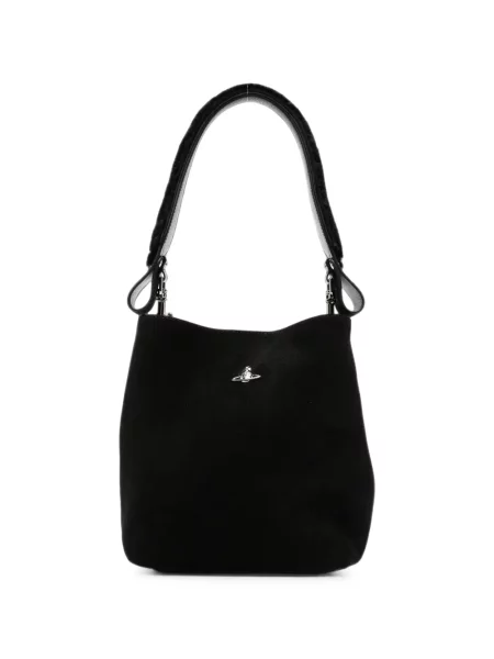 Geantă Vivienne Westwood din piele negru