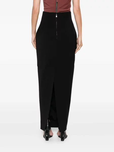 Fusta maxi Rick Owens negru