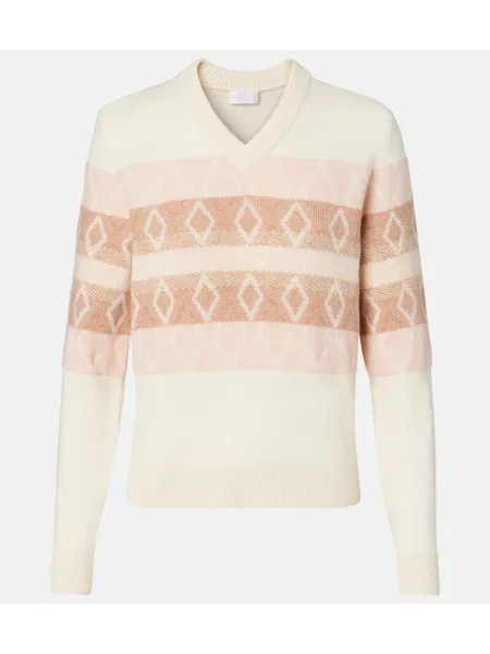 Pulover Moncler de lână alb