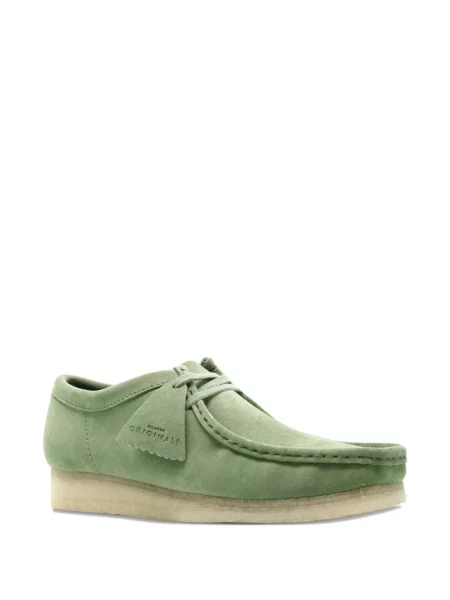 Μποτάκια Clarks Originals με κορδόνια με δαντέλα πράσινο