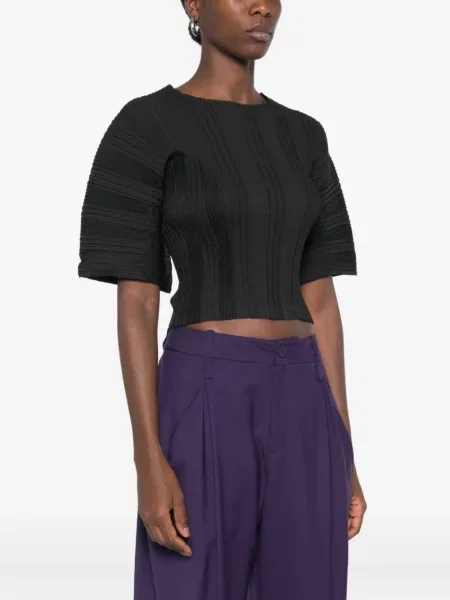 Scurt top Issey Miyake violet