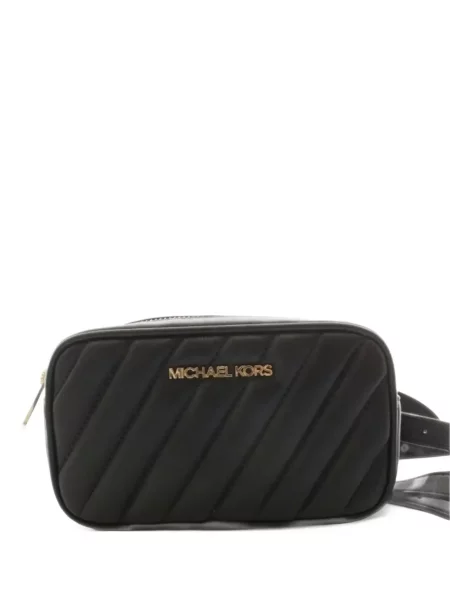 Matlasat cu centură curea Michael Kors negru
