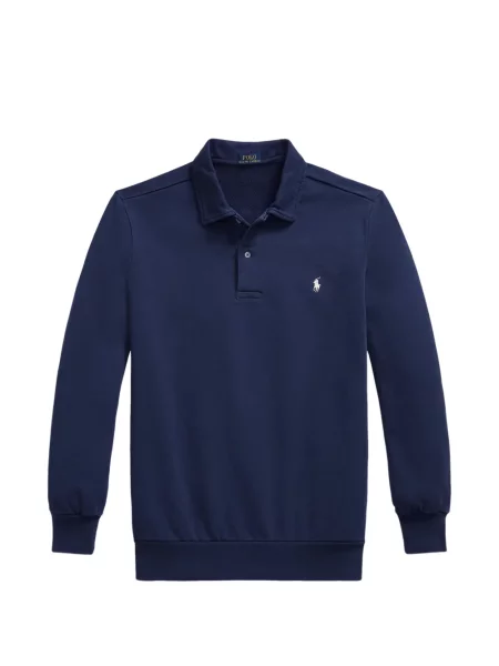 Fleece με κολάρο φλις φούτερ Polo Ralph Lauren μπλε