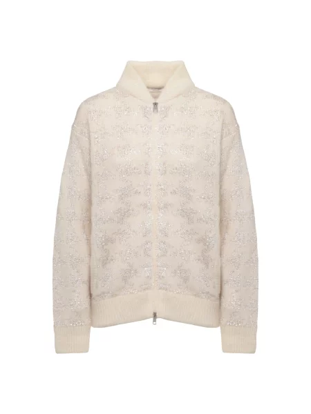 Sweter Panicale z alpaki biały