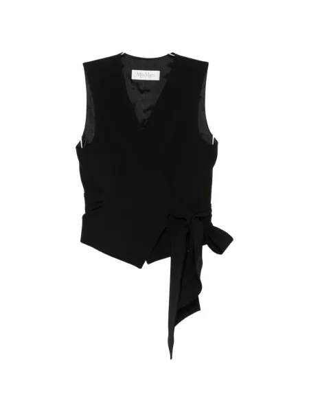 Vestă Max Mara fără mâneci plic negru