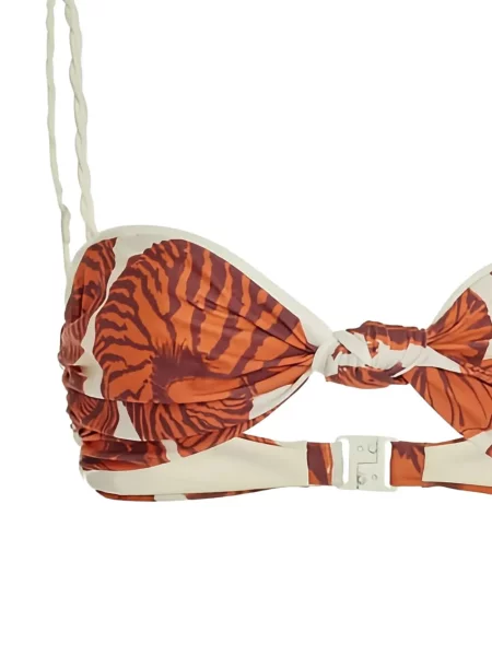 Bikini Johanna Ortiz z nadrukiem pomarańczowy