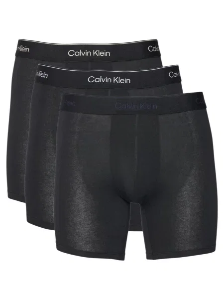 Calvin Klein Underwear Boxeri bej / bleumarin alb negru