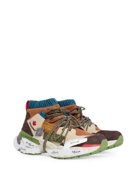 Sneakerși Dsquared2 cu șireturi din dantelă