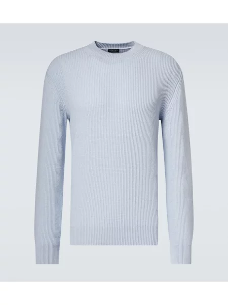 Pulover Zegna din cașmir albastru