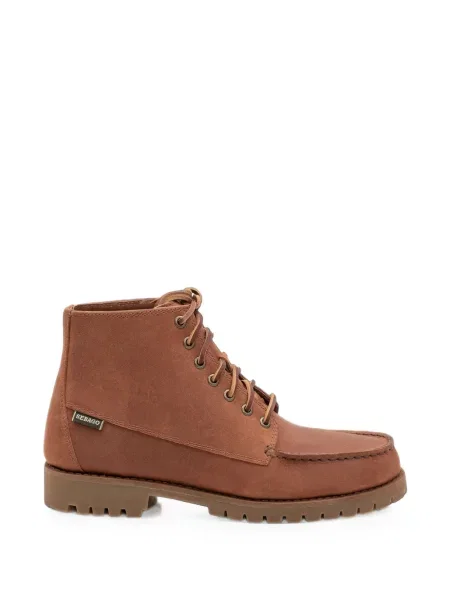 Botine Sebago cu șireturi din dantelă maro