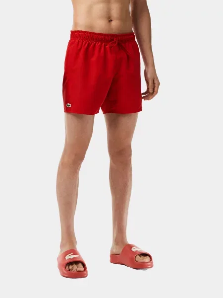 Lacoste Шорти для плавання червоний