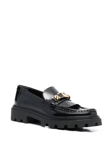 Iš natūralios odos loaferiai Tod's juoda