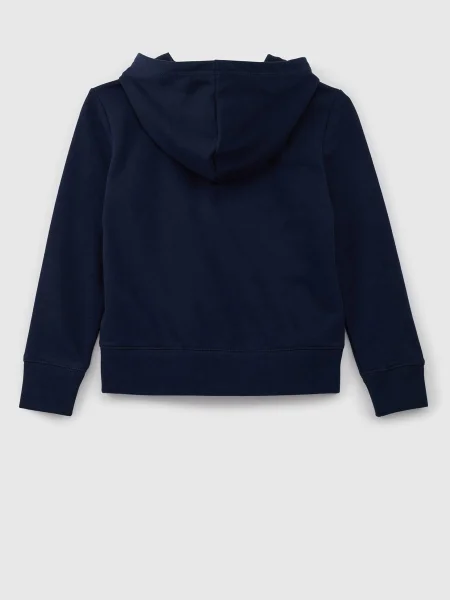 Mikina s kapucňou Gap s kapucňou čierna