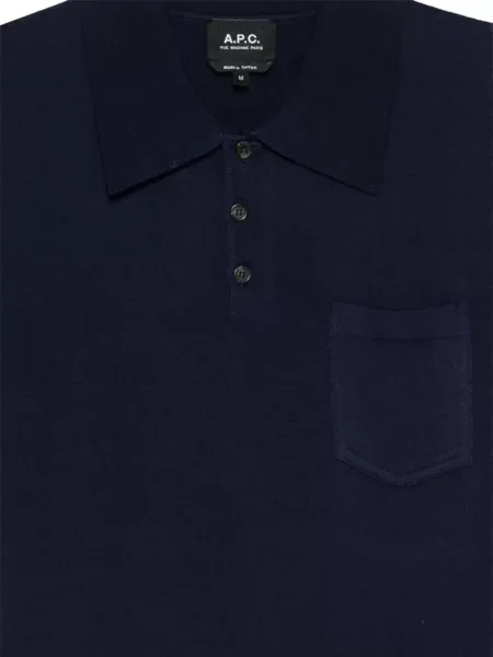 Tricou polo A.p.c. albastru