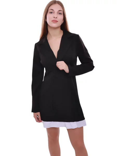 Сукня міні POLIN LINE креп чорний