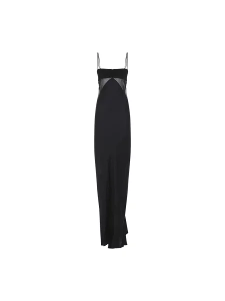 Sukienka Rick Owens z odkrytymi ramionami czarna