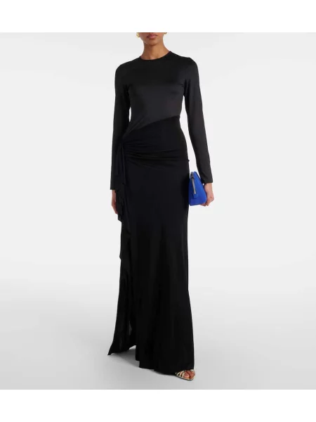 Rochie Victoria Beckham din jerseu negru