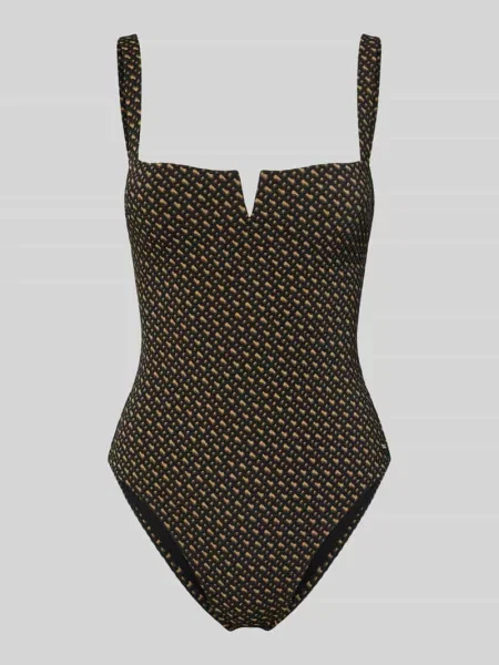 Kostium kąpielowy ze wzorem na całej powierzchni model ‘B MONOGRAM’ Boss
