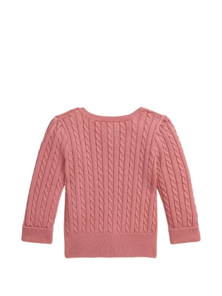 Gyerek kardigán Polo Ralph Lauren rózsaszín