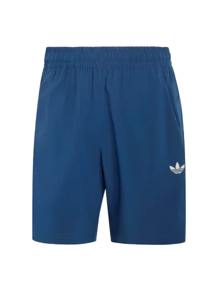 ADIDAS ORIGINALS Hlače Trefoil Essentials mornarsko plava bijela