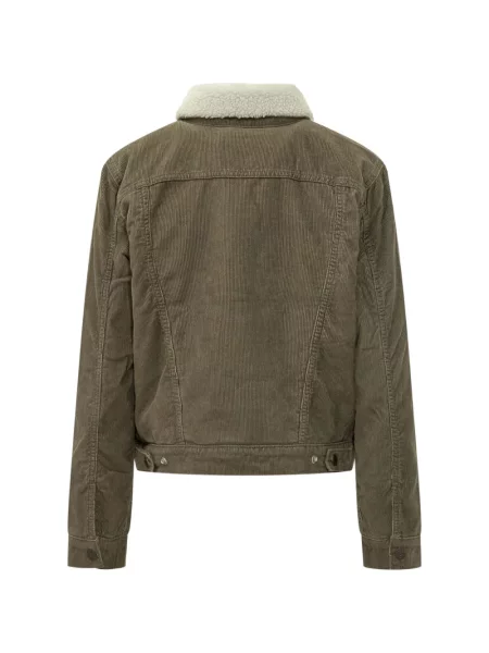 Gulerat blugi Levi's® cu autograf de catifea cord maro