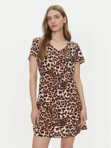 Vero Moda Haljina za svaki dan Easy Joy smeđa