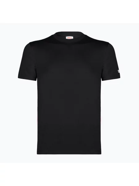 Koszulka tenisowa Wilson Team Graphic black czarna