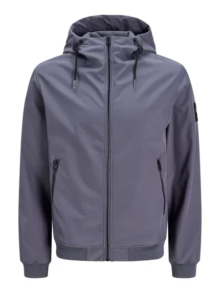 JACK & JONES Geacă de primăvară-toamnă bazalt gri