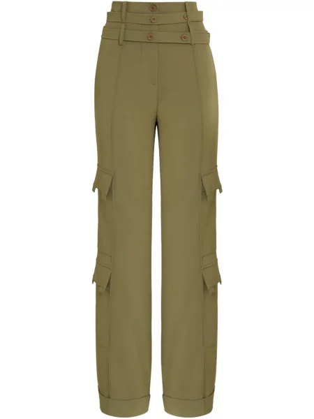 Spodnie cargo Gloria Coelho zielone