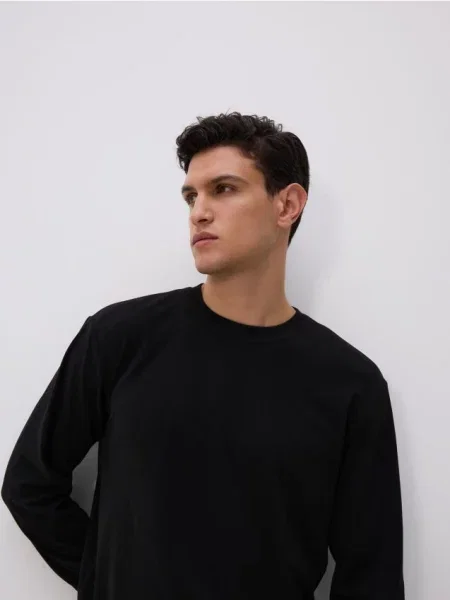 Лонгслив Reserved черный