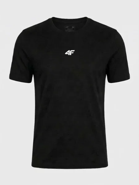 T-SHIRT 4F KOSZULKA LIMITOWANA SPORTOWA czarna