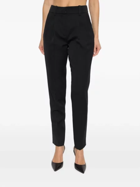 Pantaloni Balmain de lână negru