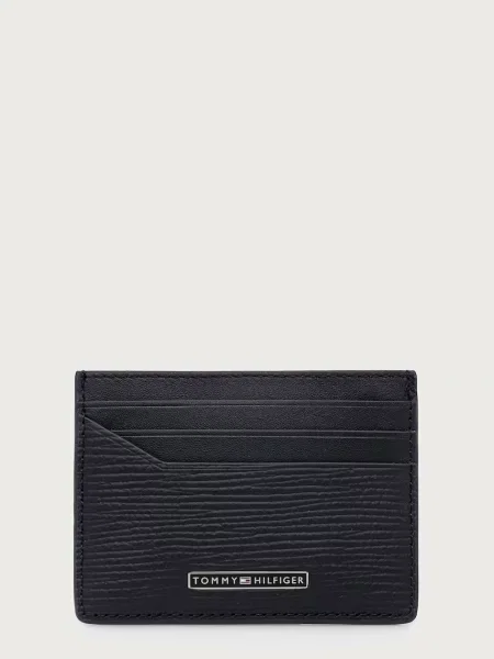 Tommy Hilfiger etui za kartice usnjeni modra