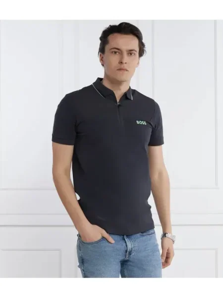BOSS GREEN Polo Philix | stretch gri