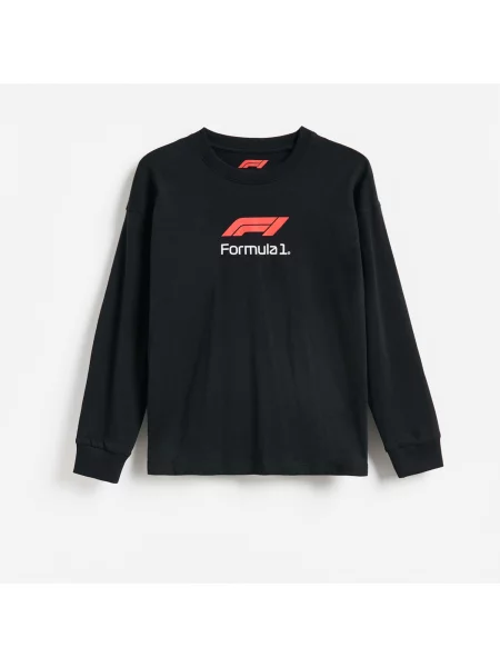 Reserved tričko s dlouhým rukávem F1 černý