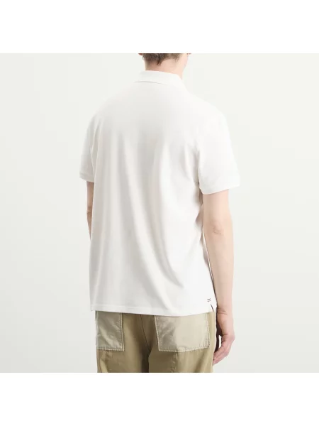 Koszulka polo Moncler biała