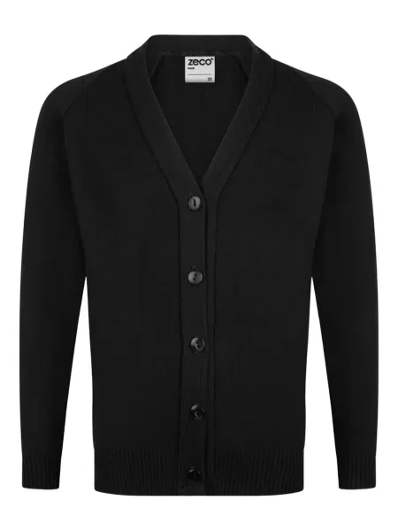 Kardigan dziecięcy Zeco Schoolwear czarny