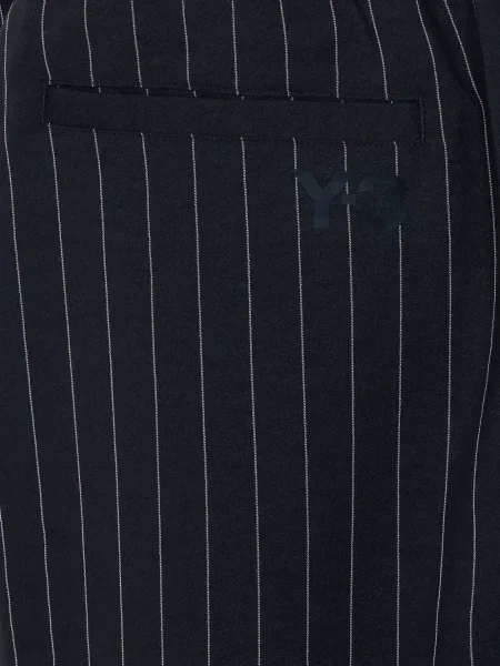 Pantaloni Y-3 cu dungi negru
