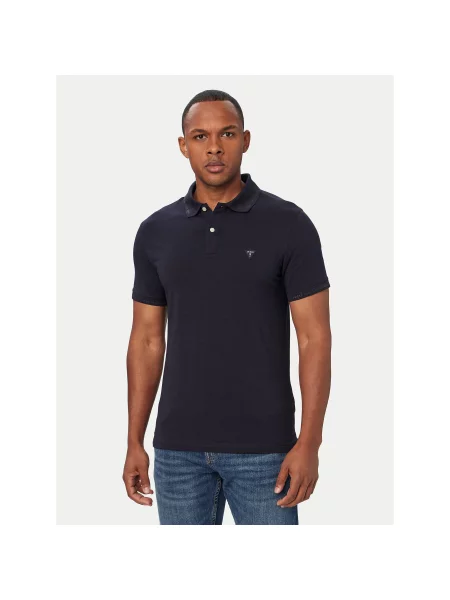 Guess Поло Extra Slim Fit cиній