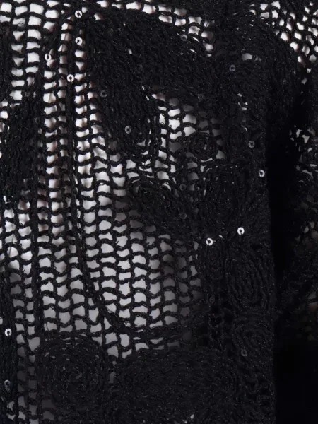 Haftowana bluzka Kangra czarna