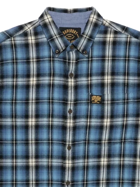 Košeľa Superdry modrá