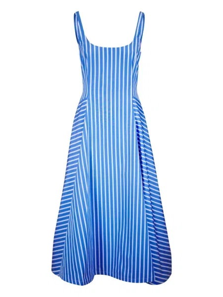 Midi suknelė Sara Roka mėlyna