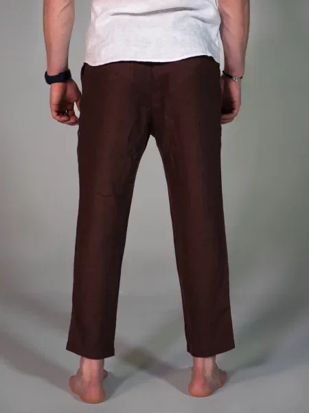 Pantaloni Thead. maro