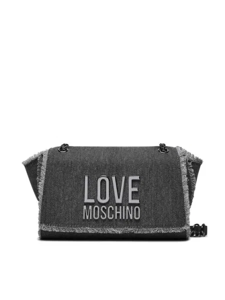 Kabelka Love Moschino sivá